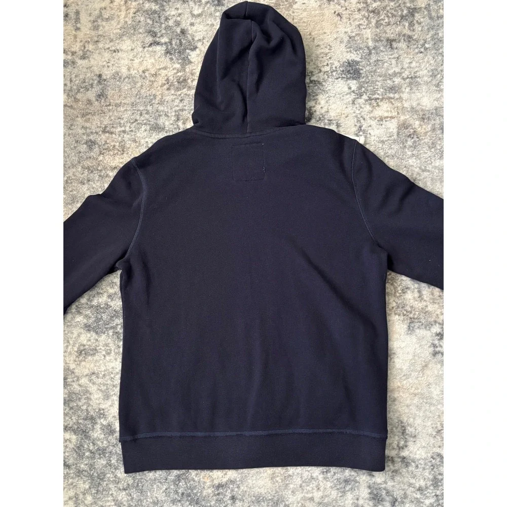 Vintage Y2K Womens Aeropostale‎ Full Zip Long Sleeve Navy Hoodie Size XL NY 1987